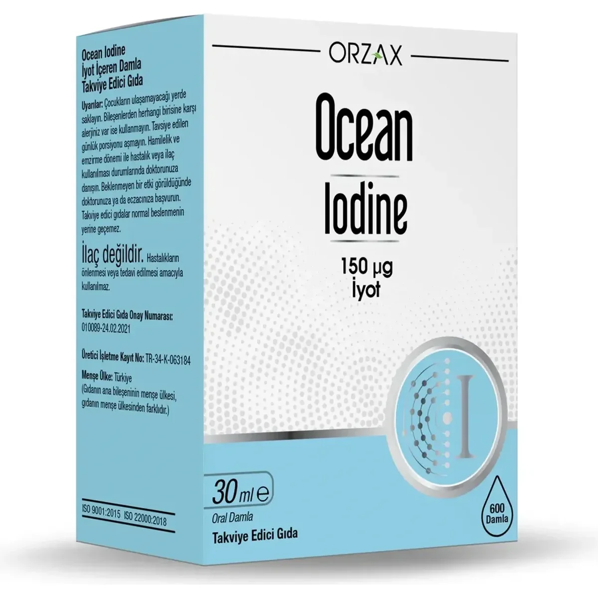 Ocean Iodine Damla 30 ml