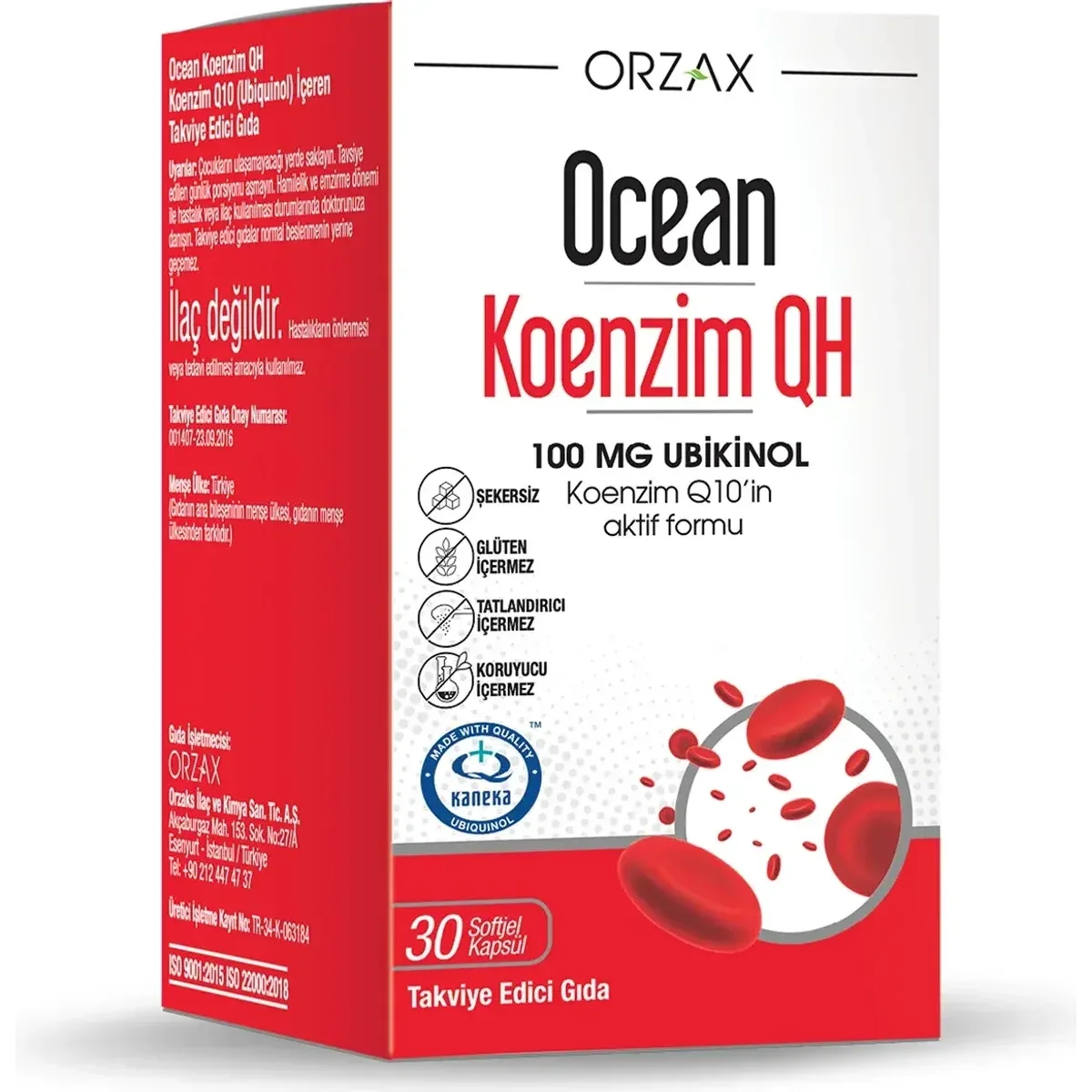 Ocean Koenzim QH (Ubikinol) 100 mg 30 Softjel
