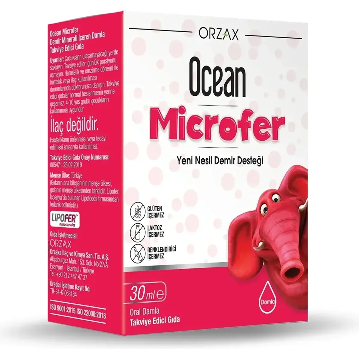 Ocean Microfer 30 ml Oral Damla