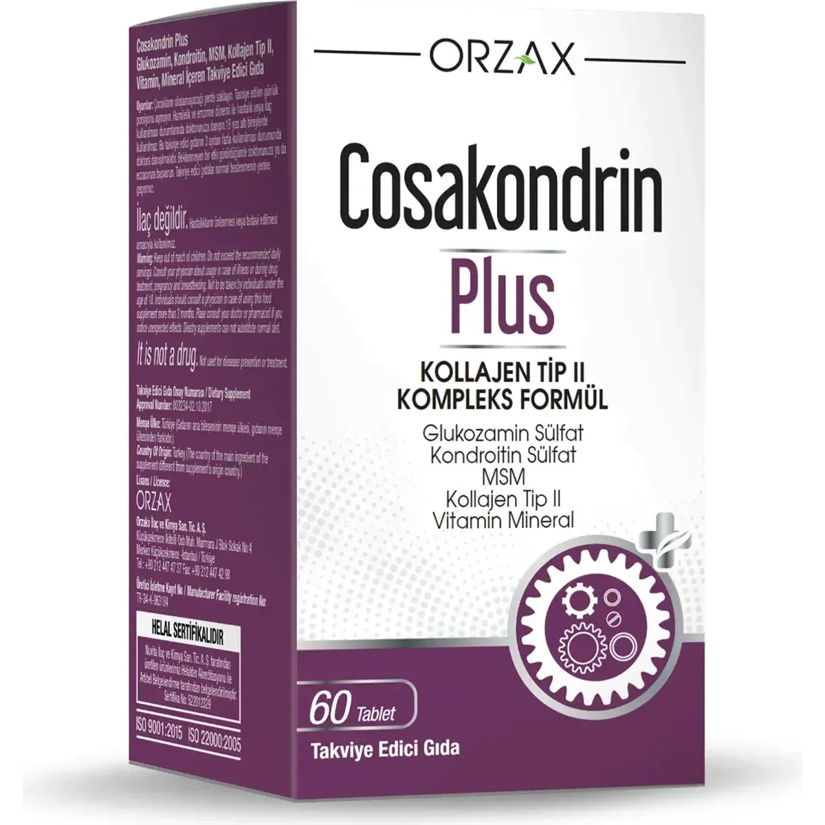 Orzax Cosakondrin Plus 60 Tablet