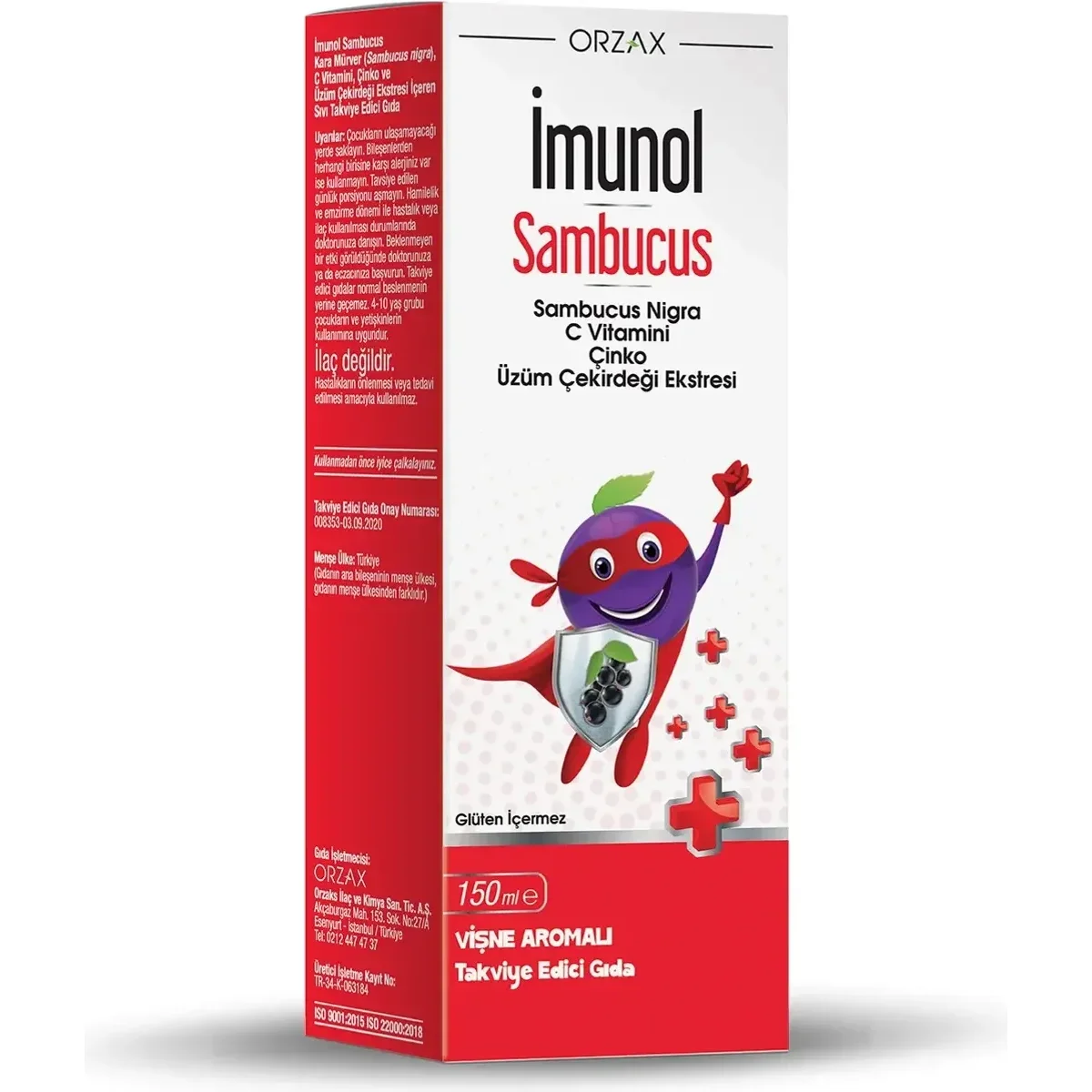 İmunol Sambucus Şurup 150 ml