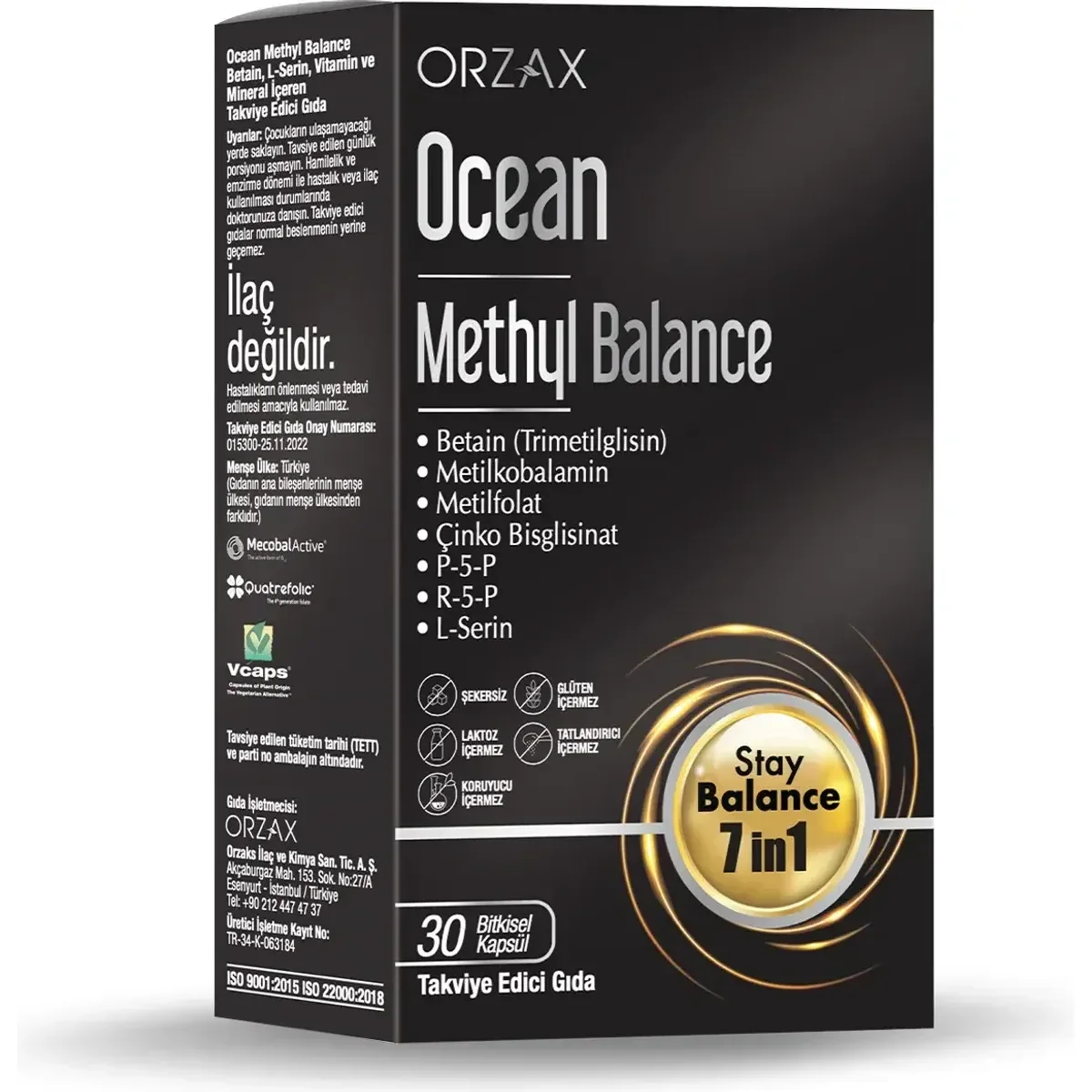 Ocean Methyl Balance 30 Kapsül