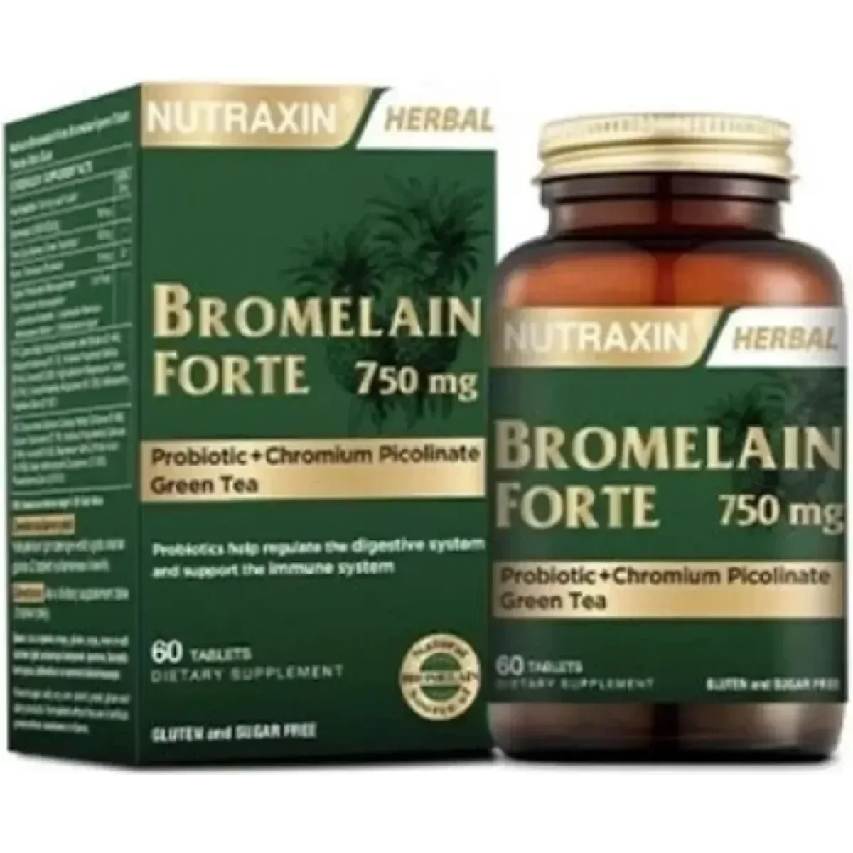 Nutraxin Bromelain Forte 750 mg 60 Tablet